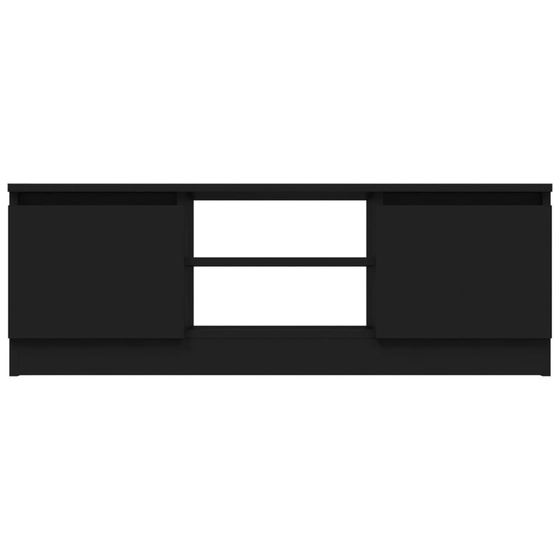 TV Cabinet with Door Black 102x30x36 cm Payday Deals