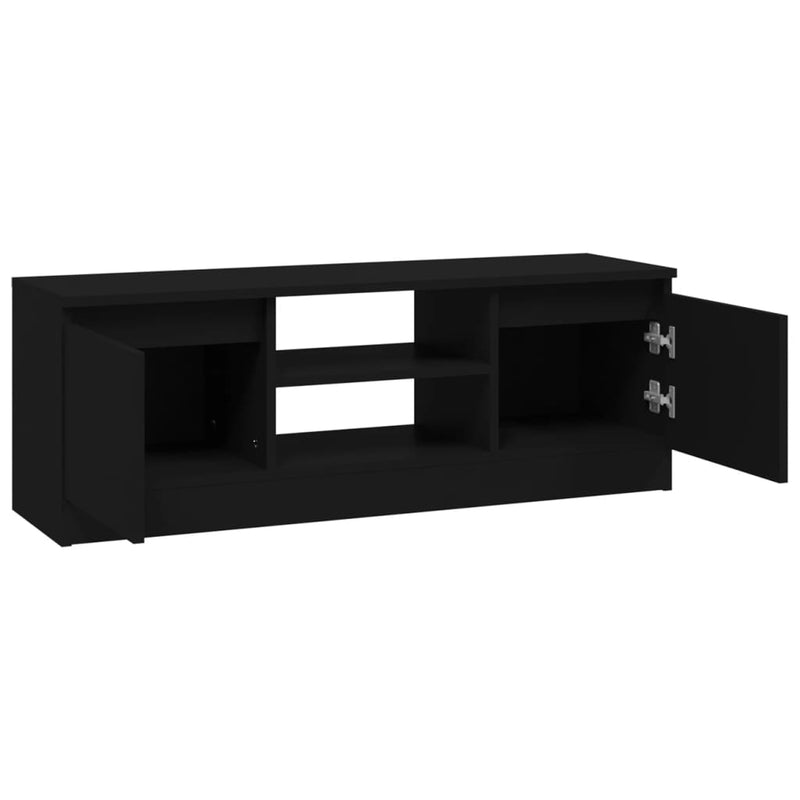 TV Cabinet with Door Black 102x30x36 cm Payday Deals