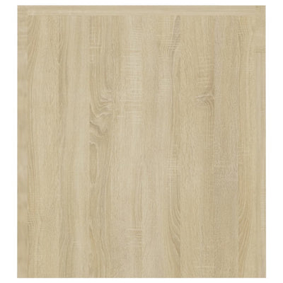 TV Cabinet with LED Lights Sonoma Oak 120x35x40 cm Payday Deals