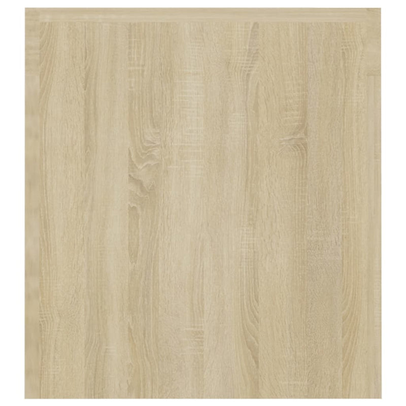 TV Cabinet with LED Lights Sonoma Oak 120x35x40 cm Payday Deals