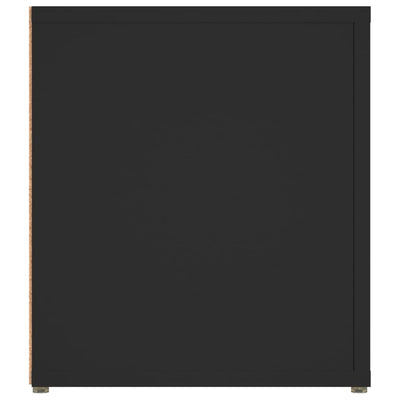 TV Cabinets 2 pcs Black 80x31.5x36 cm Engineered Wood Payday Deals