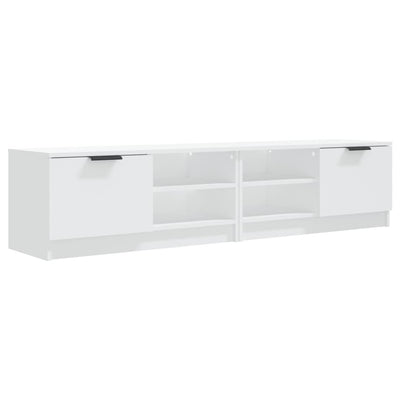 TV Cabinets 2 pcs White 80x35x36.5 cm Engineered Wood Payday Deals