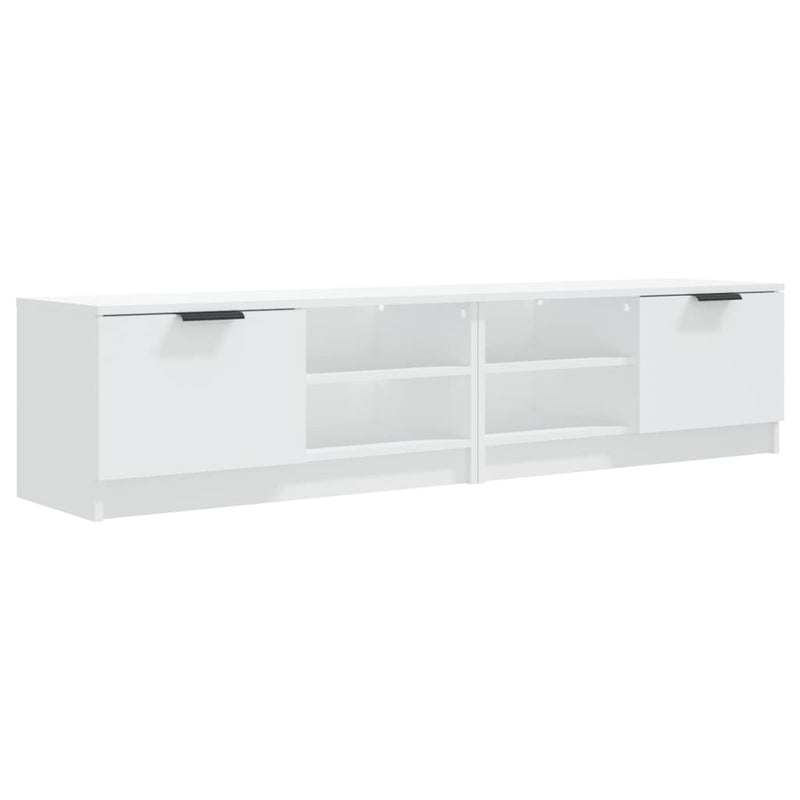 TV Cabinets 2 pcs White 80x35x36.5 cm Engineered Wood Payday Deals