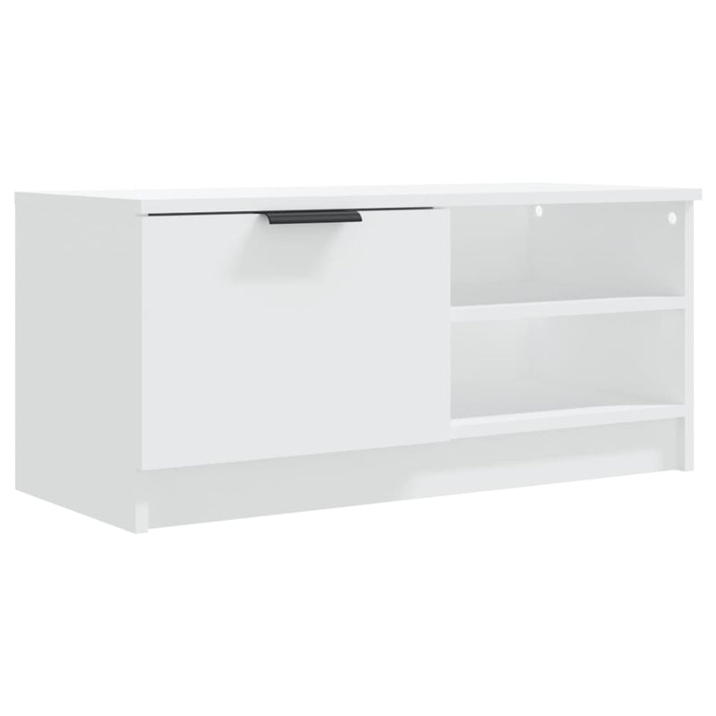 TV Cabinets 2 pcs White 80x35x36.5 cm Engineered Wood Payday Deals