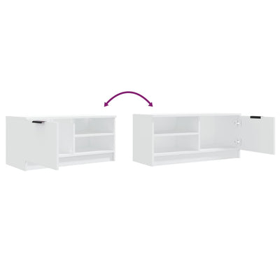 TV Cabinets 2 pcs White 80x35x36.5 cm Engineered Wood Payday Deals
