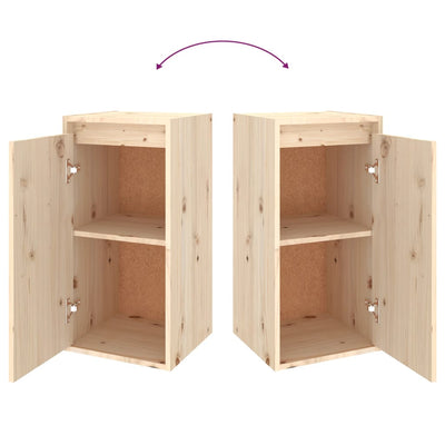 TV Cabinets 4 pcs Solid Wood Pine Payday Deals