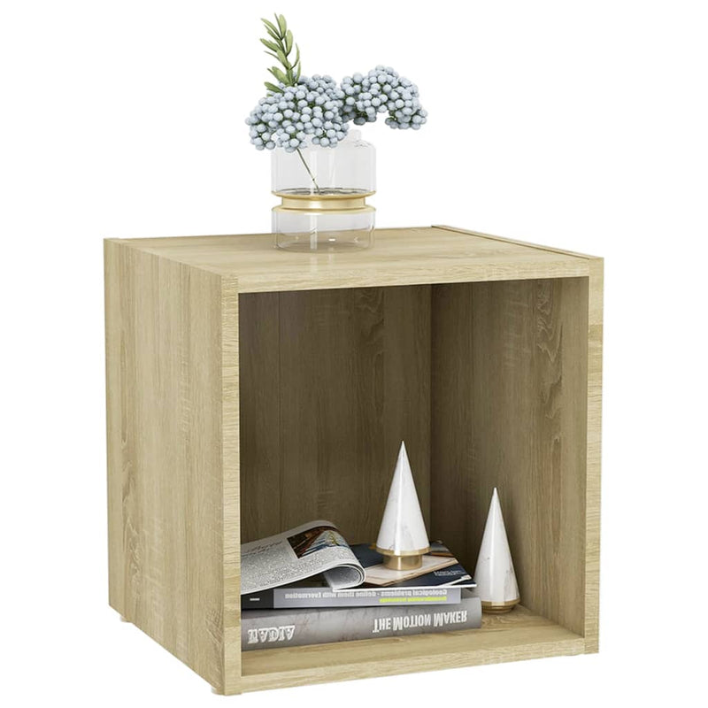TV Cabinets 4 pcs Sonoma Oak 37x35x37 cm Engineered Wood Payday Deals