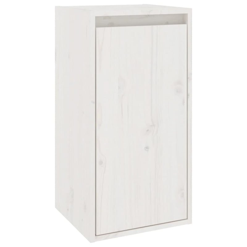 TV Cabinets 6 pcs White Solid Wood Pine Payday Deals
