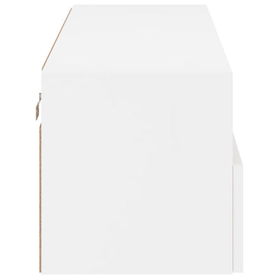 TV Wall Cabinet White 100x30x30 cm Engineered Wood Payday Deals