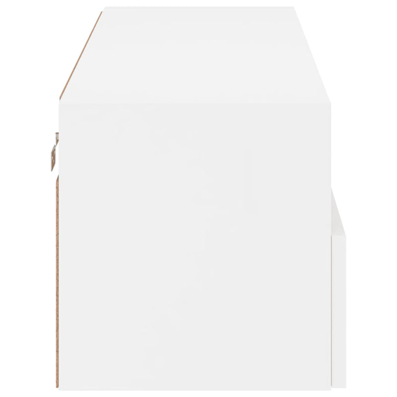 TV Wall Cabinet White 100x30x30 cm Engineered Wood Payday Deals