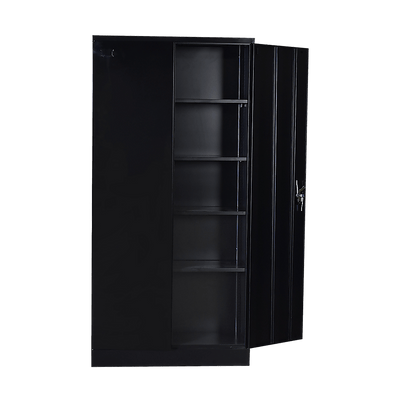 Two-Door Shelf Office Gym Filing Storage Locker Cabinet Safe Payday Deals