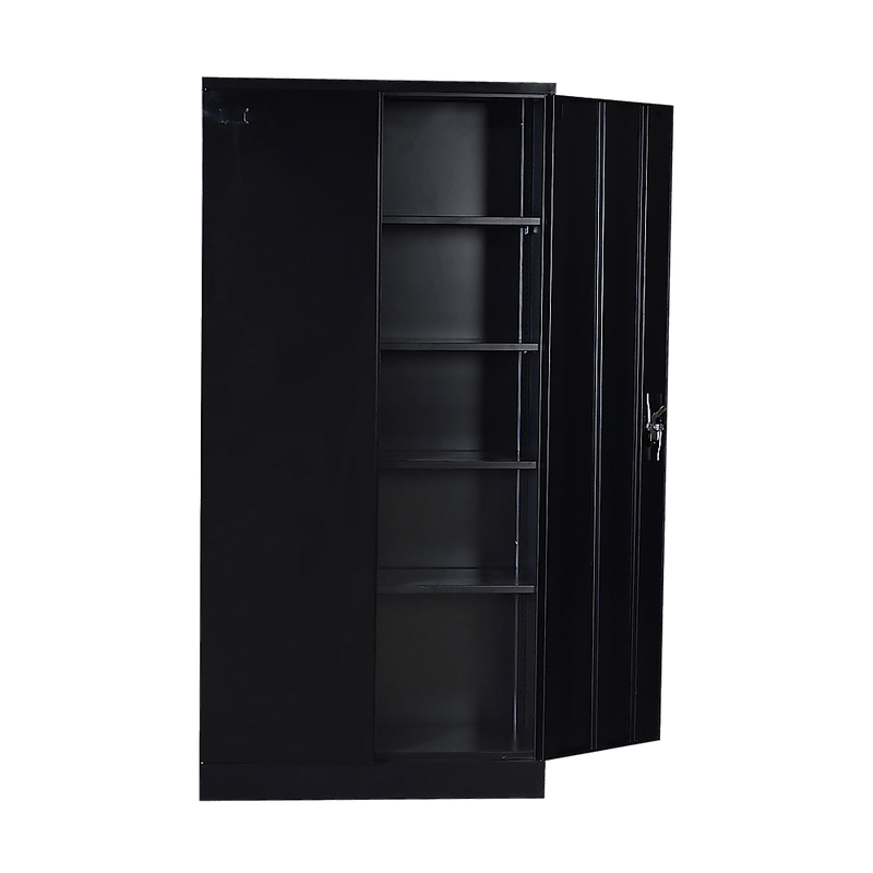 Two-Door Shelf Office Gym Filing Storage Locker Cabinet Safe Payday Deals