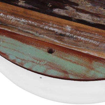 Two Piece Bowl Shaped Coffee Table Set Solid Reclaimed Wood Payday Deals