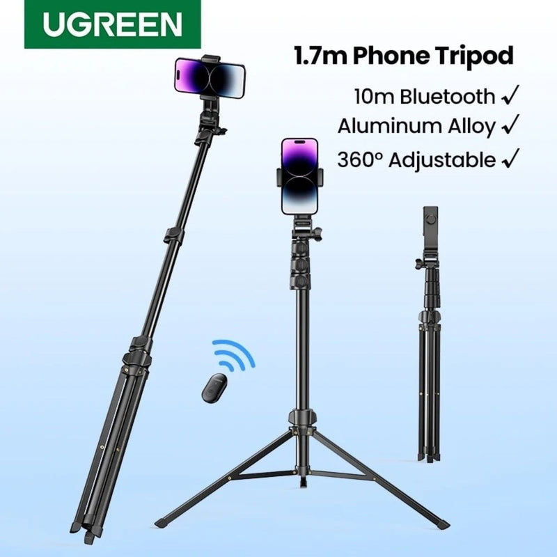 UGREEN 15062 Selfie Stick Tripod with Remote 1.5M Payday Deals