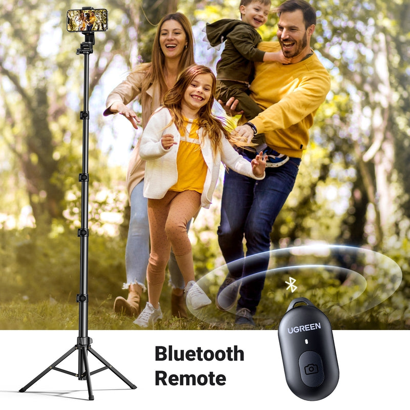 UGREEN 15609 Cell Phone Selfie Stick Tripod 1.7m with Bluetooth Remote Payday Deals