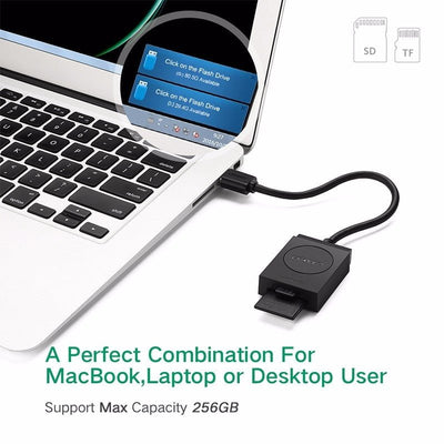 UGREEN 2 in 1 USB 3.0 Card Reader 15CM (20250) Payday Deals