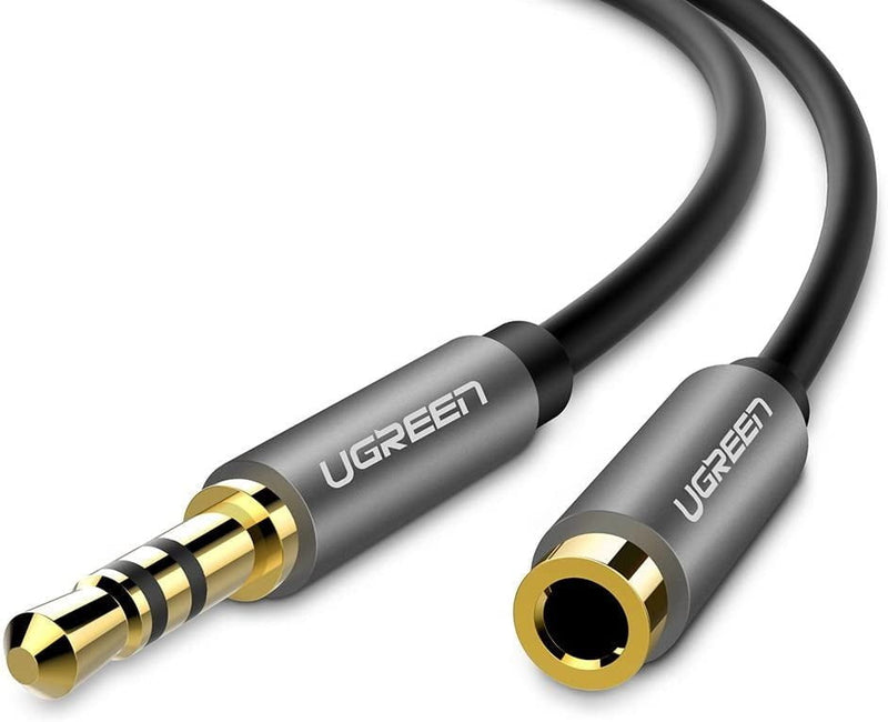 UGREEN 3.5mm Male to 3.5mm Female Extension Cable 5m (Black) 10538 Payday Deals