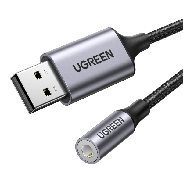 UGREEN 30757 USB to 3.5mm Audio Jack Sound Card Adapter Payday Deals