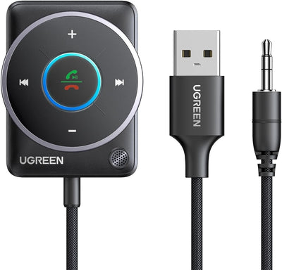 UGREEN 35002 Bluetooth 5.4 Aux Car Adapter (Enhanced Connection & Noise Cancellation) Payday Deals