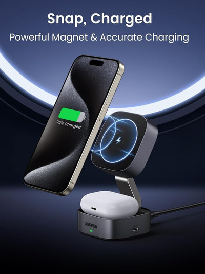 UGREEN 35278 2-in-1 Magsafe Wireless Charger with Stand Payday Deals