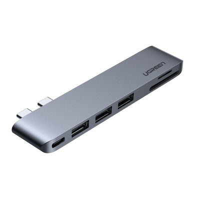 UGREEN 60560 USB-C Hub for MacBook Aluminum Type-C Adapter with 3 USB 3.0 100W