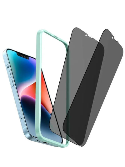 UGREEN 80990 Full Coverage Privacy Tempered Glass Screen Protector with Precise-Align Applicator for iPhone 13/13 Pro (1-Pack) Payday Deals