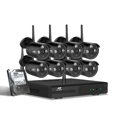 UL-Tech CCTV Wireless Security System 2TB 8CH NVR 1080P 8 Camera Sets Payday Deals