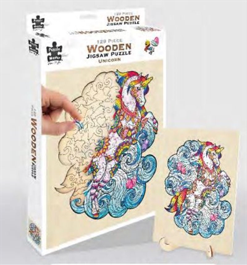 Unicorn 129 Piece Wooden Puzzle Payday Deals