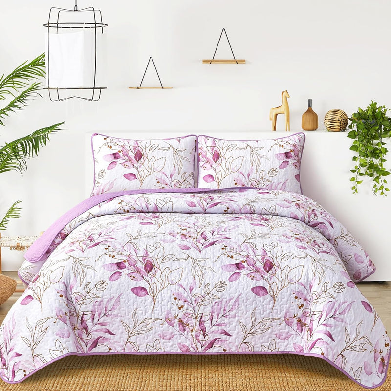 Unique Quilted bedspread and pillowcovers set: Stand Out in Style - Queen size Payday Deals