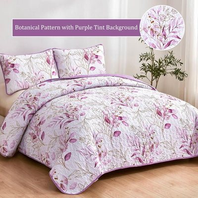 Unique Quilted bedspread and pillowcovers set: Stand Out in Style - Queen size Payday Deals