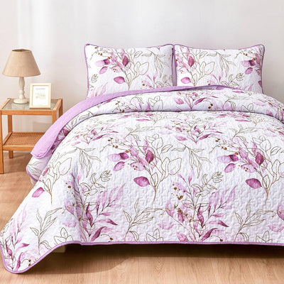 Unique Quilted bedspread and pillowcovers set: Stand Out in Style - Queen size Payday Deals