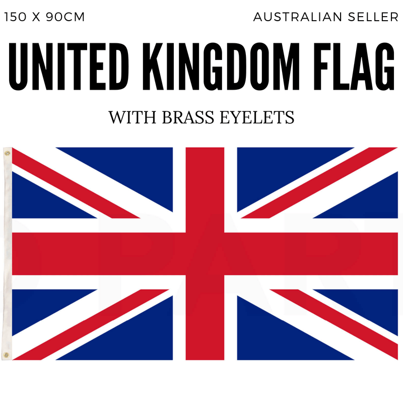 United Kingdom Country Flag Union Jack Great Britain UK Heavy Duty - 150cm x 90cm Payday Deals