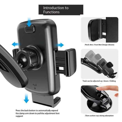 Universal Car Phone Stand Dashboard Hands Free Car Mount Phone Holder Payday Deals