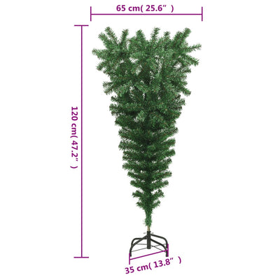 Upside-down Artificial Christmas Tree with Stand Green 120 cm Payday Deals