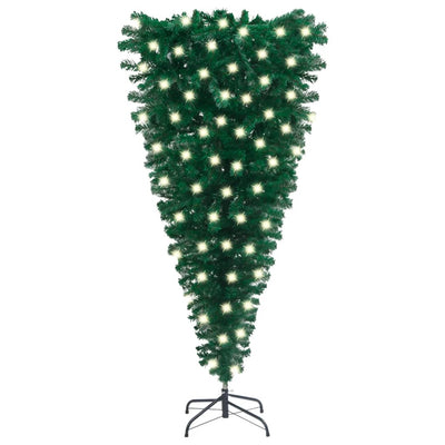 Upside-down Artificial Pre-lit Christmas Tree Green 120 cm Payday Deals