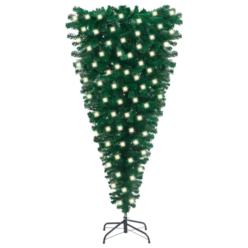 Upside-down Artificial Pre-lit Christmas Tree Green 150 cm Payday Deals