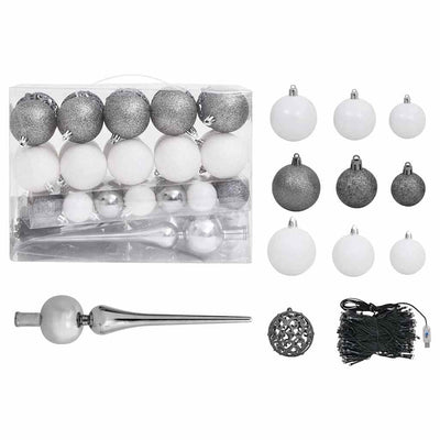 Upside-down Artificial Pre-lit Christmas Tree with Ball Set 150 cm Payday Deals