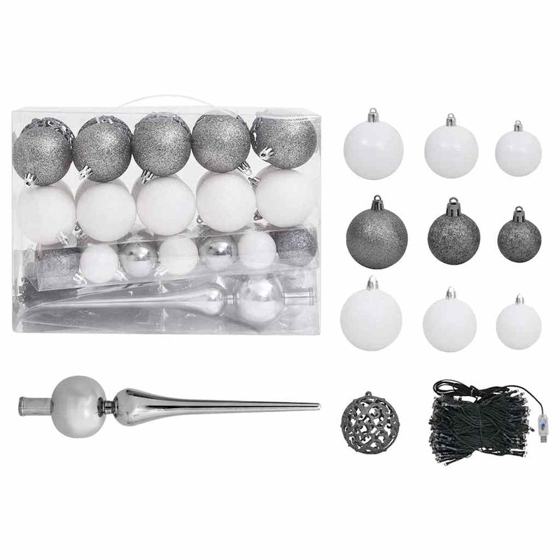 Upside-down Artificial Pre-lit Christmas Tree with Ball Set 150 cm Payday Deals