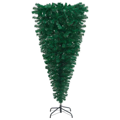 Upside-down Artificial Pre-lit Christmas Tree with Ball Set 210 cm Payday Deals