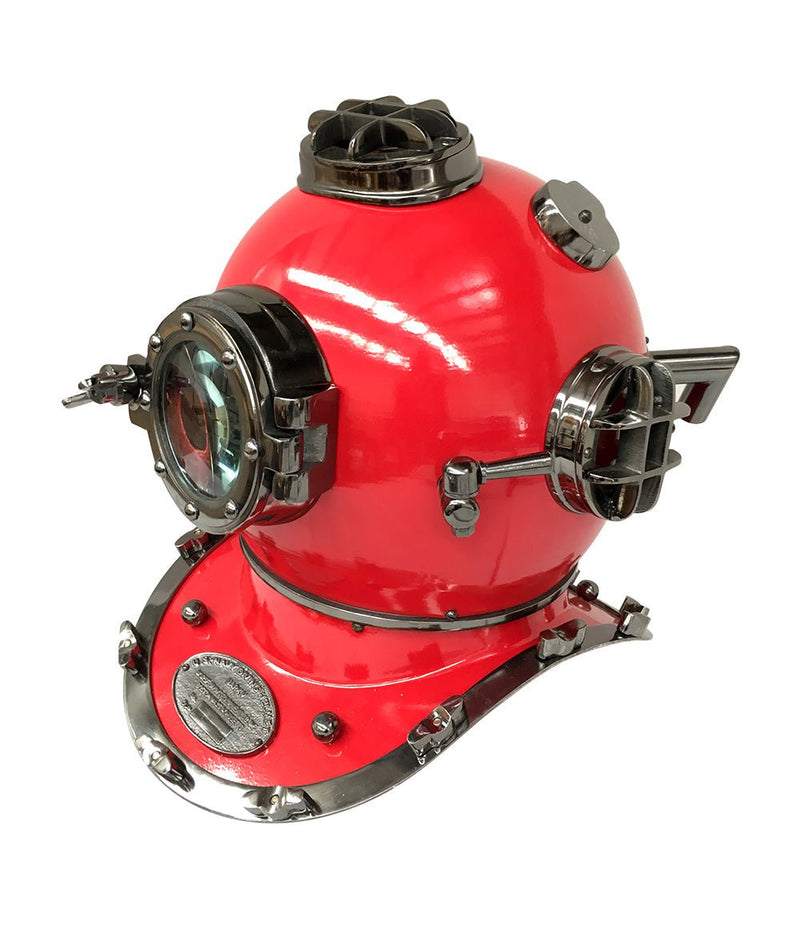 US Navy Mark V Diving Helmet – Red Payday Deals