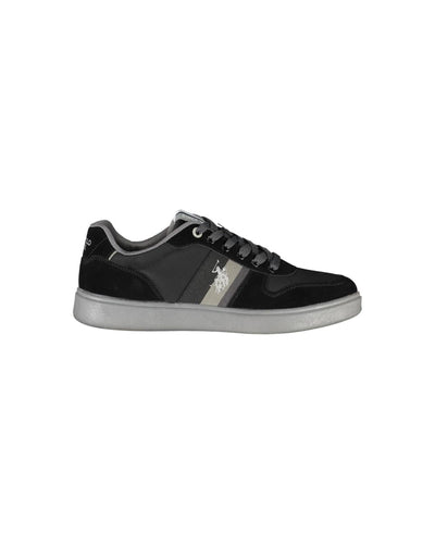 US POLO ASSN Men's Black Polyester Sneaker - 40 EU