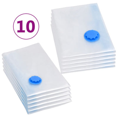 Vacuum Travel Storage Bags Clothing Bags 2 Sizes 10 pcs Payday Deals