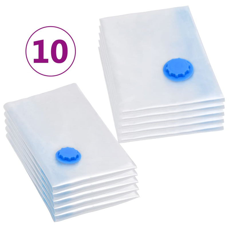 Vacuum Travel Storage Bags Clothing Bags 2 Sizes 10 pcs Payday Deals