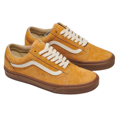 Vans Old Skool Pig Suede Gum Antelope Mens Casual Shoes Sneakers