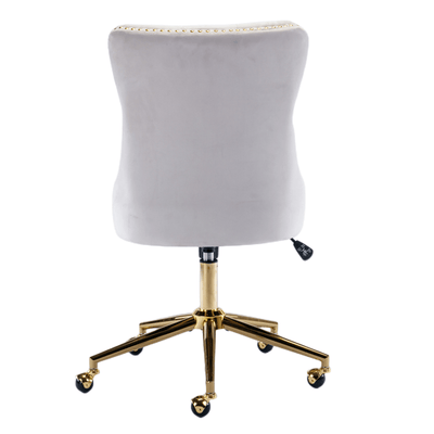 Velvet Home Office Chair- Beige Payday Deals