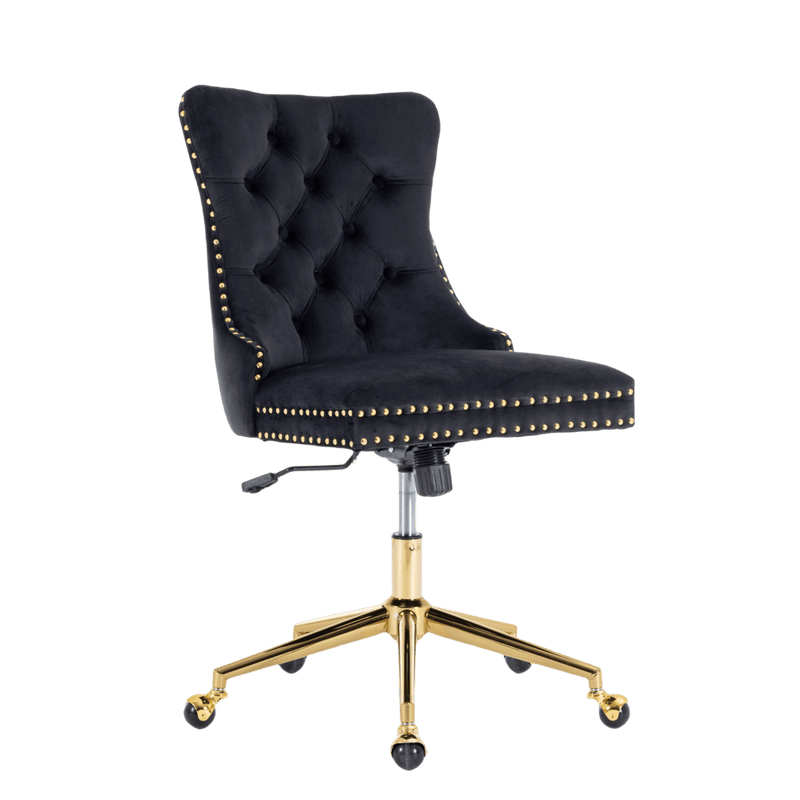 Velvet Home Office Chair- Beige Payday Deals