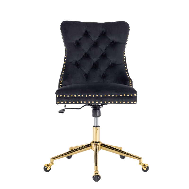 Velvet Home Office Chair- Beige Payday Deals