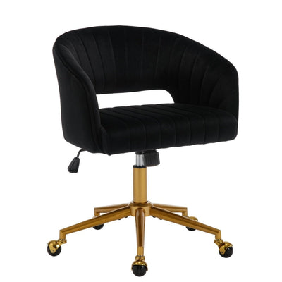 Velvet Home Office Chair- Black Payday Deals