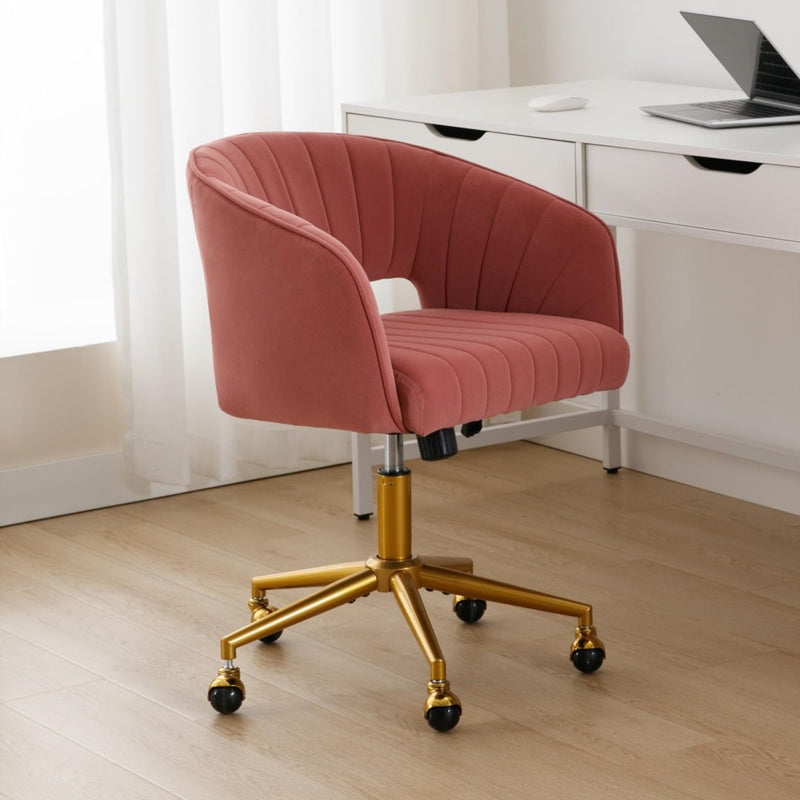 Velvet Home Office Chair- Rose Payday Deals