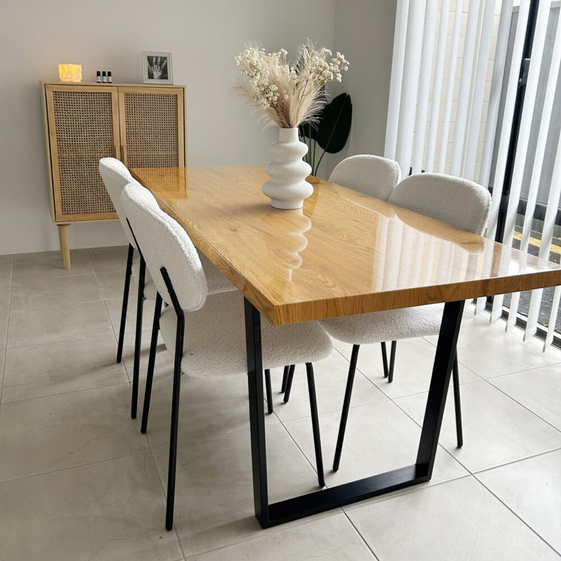 Venice Rectangular Dining Table 170cm Natural Payday Deals